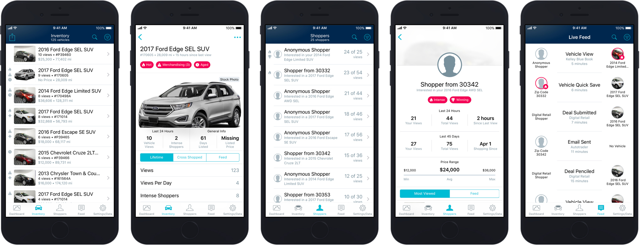 Screens 5–9 | Connections App, iOS