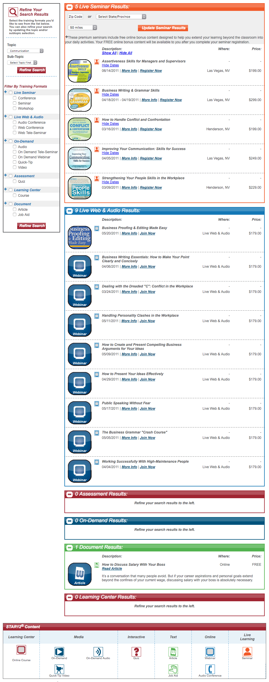 Search Results Page in 2011 | NST