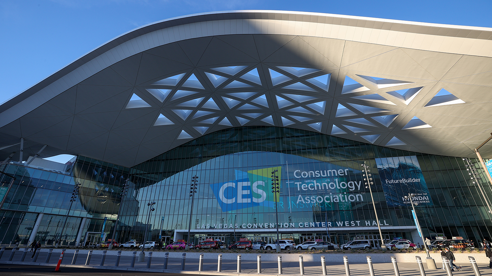 Exterior of the Las Vegas Convention Center for CES 2023